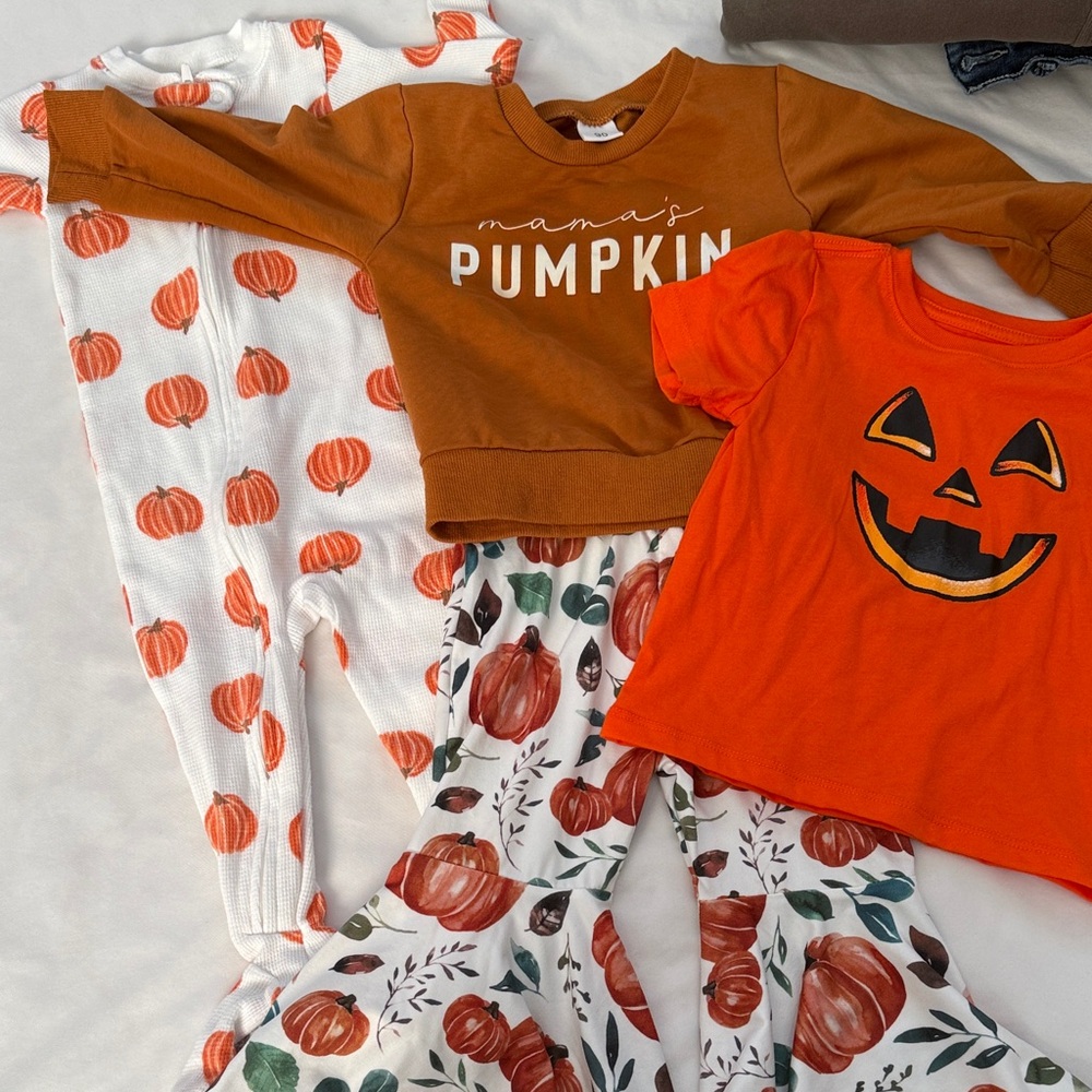 Carter's Pumpkin and Orange Kids Costume Set